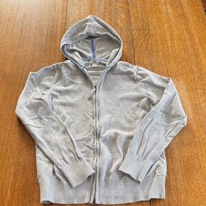 L.L. Bean Gray Zip-Up Women's Sweater